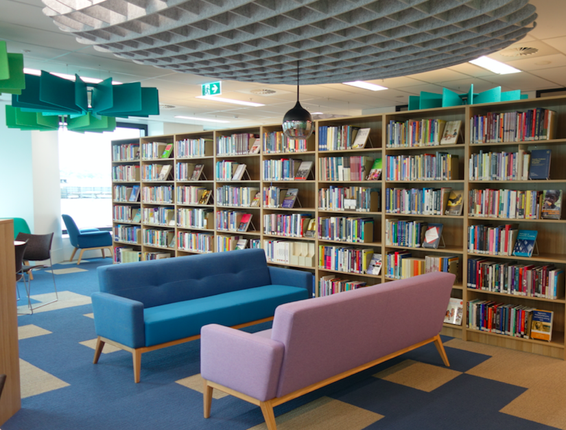 Picture of AIFS library shelves
